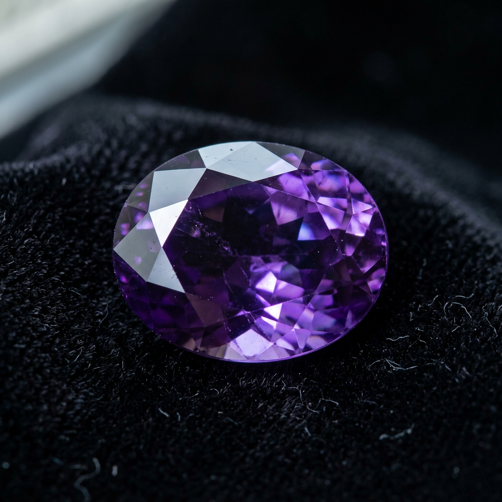 Amethyst gemstone