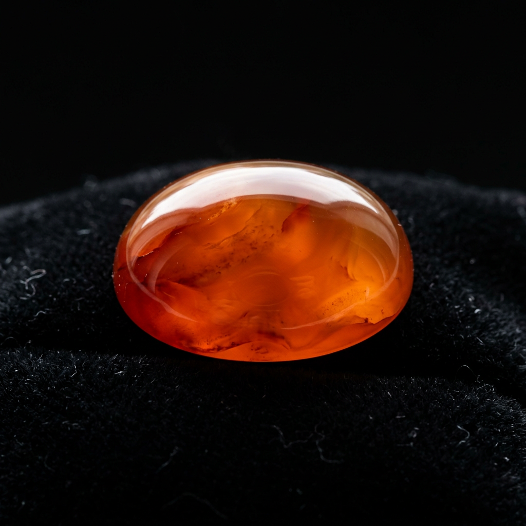 Aqeeq carnelian gemstone