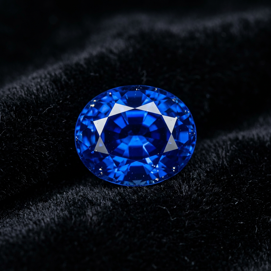 Blue sapphire gemstone