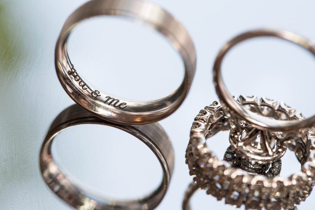 wedding, couple, ring, jewelry